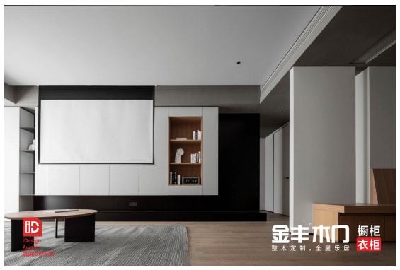 水性漆木门十大品牌金丰｜现代极简用朴素的元素营造低调高级感J9九游(图2)