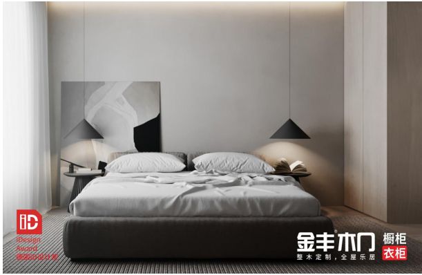 J9九游水性漆木门十大品牌金丰丨极简设计营造安静、舒适的空间(图4)