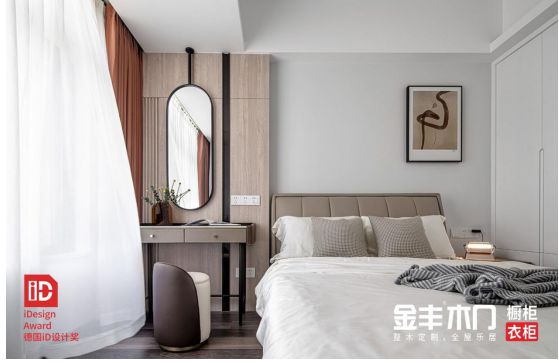 九游J9水性漆木门十大品牌金丰｜舒适时尚的现代简约设计打造温馨空间(图4)