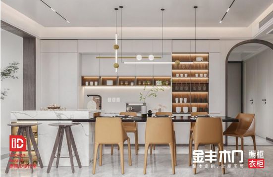 J9九游水性漆木门十大品牌金丰｜光与影的相互交错别具一格的设计风格(图3)